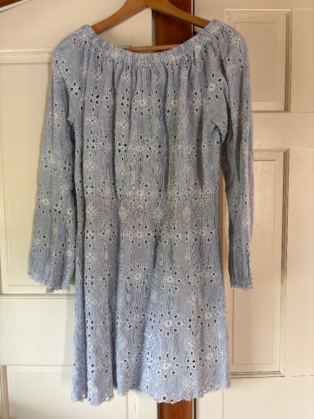 Vanessa Bruno Athé cotton eyelet mini dress